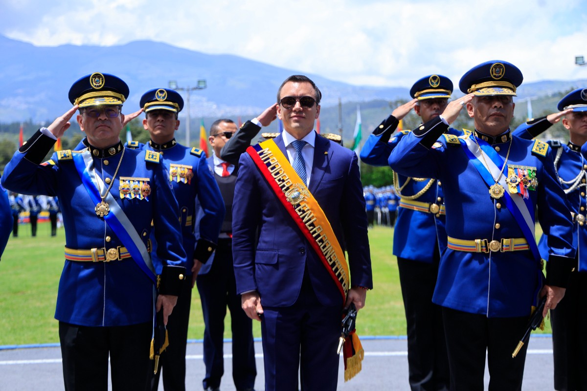 El presidente de Ecuador, Daniel Noboa, despliega 4.000 policías en Quito: «Una capital segura se transmite a un país seguro»