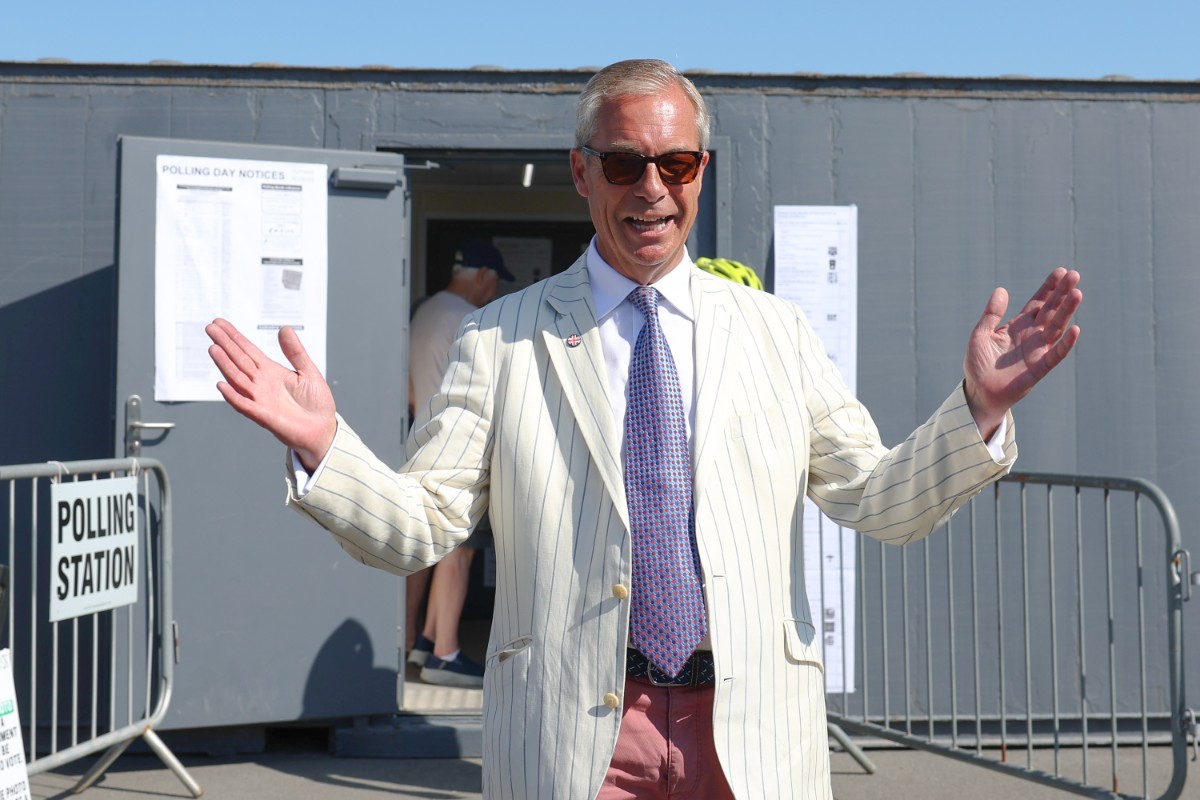 Farage arrasa en Clacton y revalida su escaño con más votos que en las elecciones generales de 2024