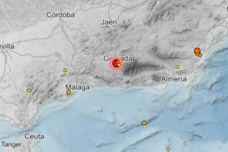 Activada la fase de emergencia tras un terremoto de magnitud 5 en Alhendín (Granada)