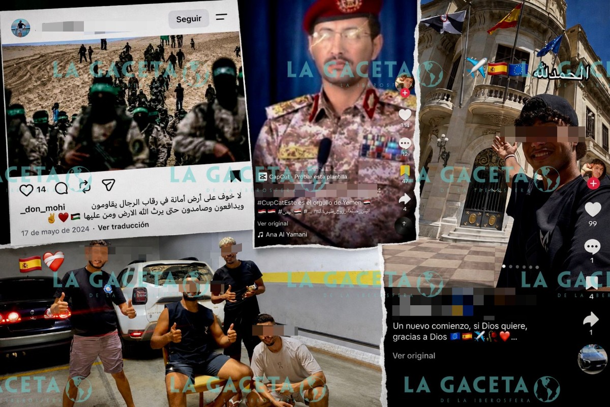 Invasores en Ceuta exhiben en sus redes sociales el enaltecimiento de Hamás y los hutíes mientras permanecen en la ciudad autónoma