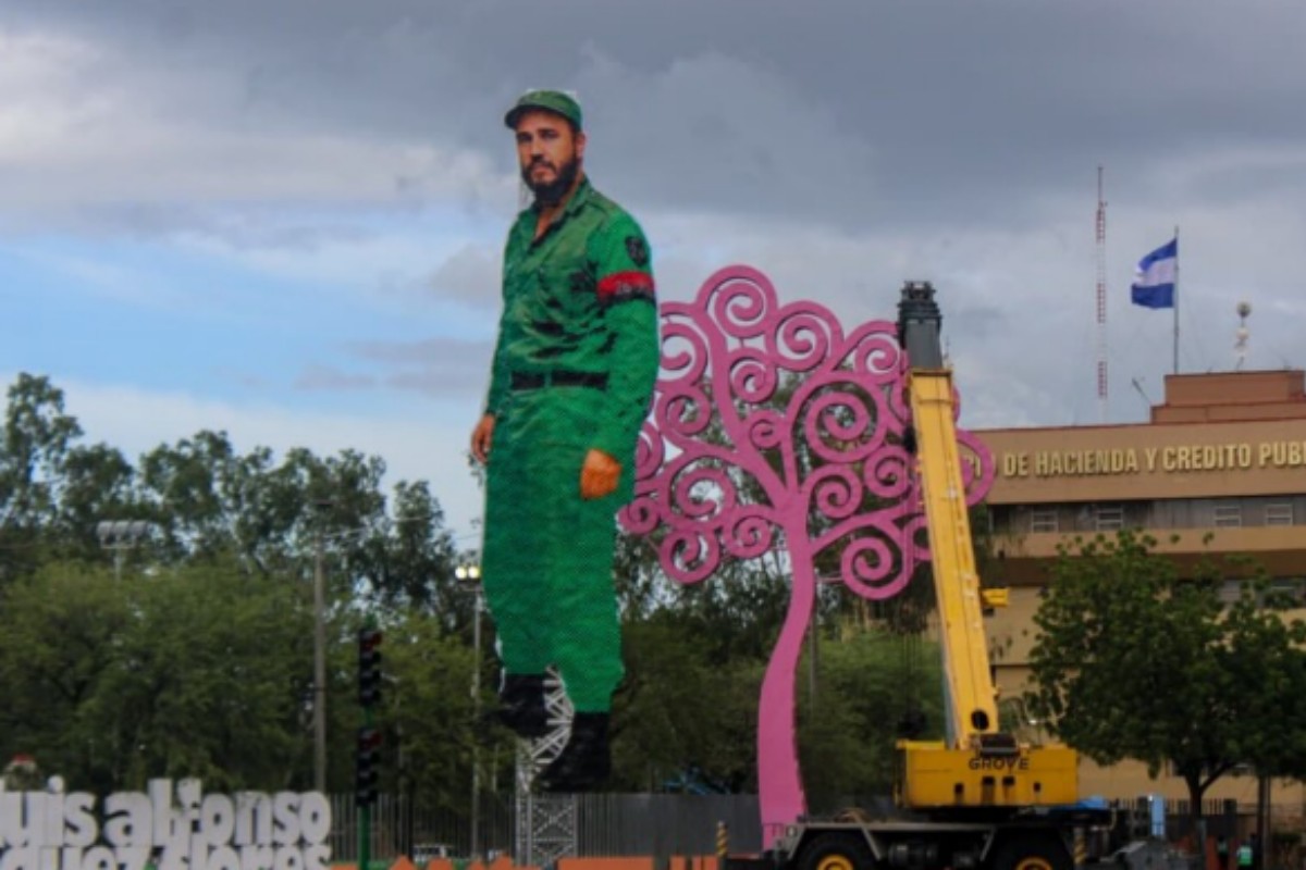 El régimen de Nicaragua anuncia la instalación en Managua de un monumento en homenaje a Fidel Castro: «Es una maravilla»