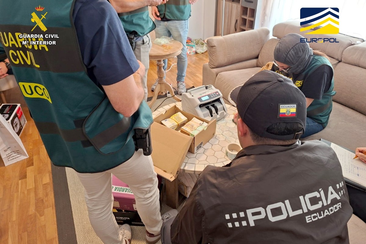 Intervienen más de 21 toneladas de cocaína tras desarticular una organización criminal que operaba en España y Ecuador