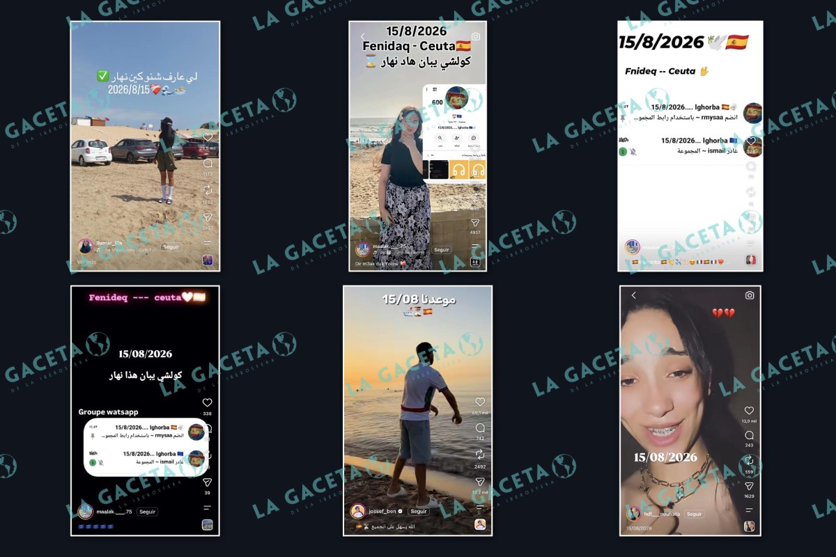 Influencers marroquíes llaman a través de las redes sociales a una nueva invasión de Ceuta y Melilla el segundo fin de semana de agosto