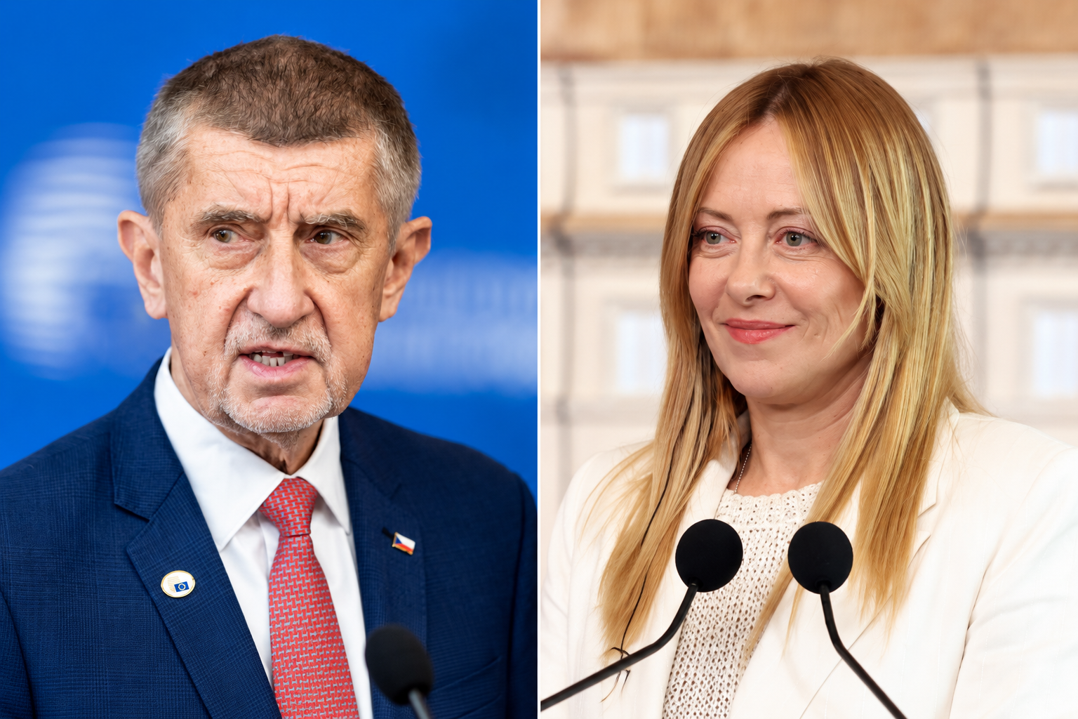 Los patriotas Meloni y Babiš hacen frente común para retrasar el nuevo gravamen climático de Bruselas sobre carburantes y calefacción
