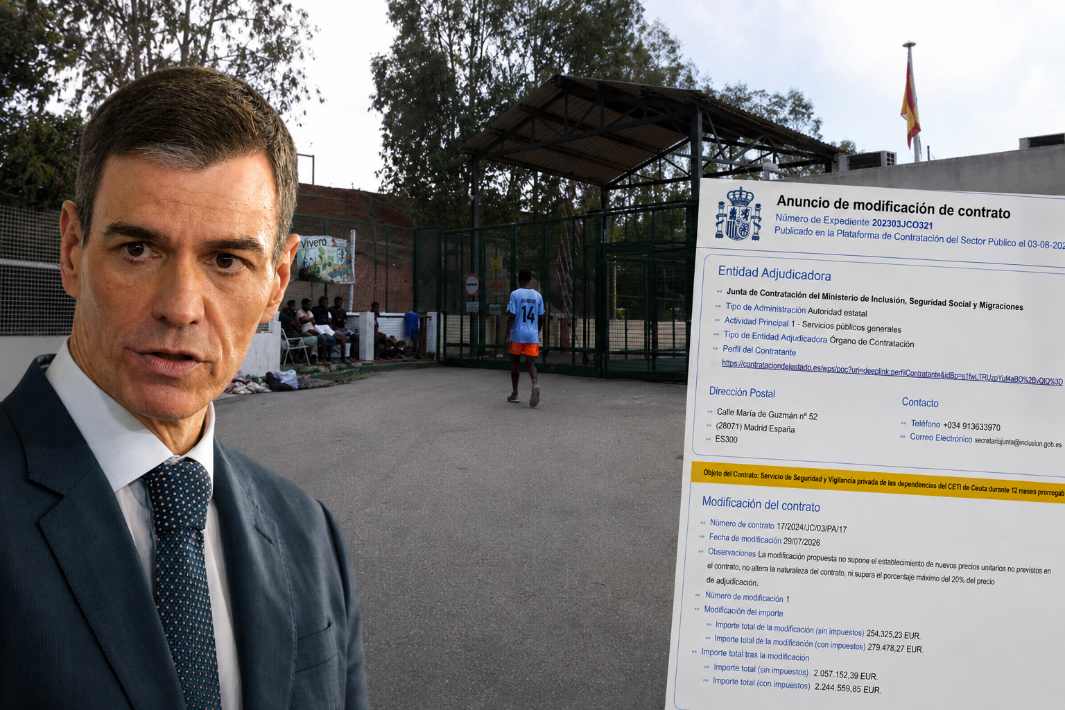 El Gobierno de Sánchez gastó 300.000 euros en el refuerzo de la seguridad del CETI de Ceuta un día antes de la invasión: «Sabían que iba a pasar»