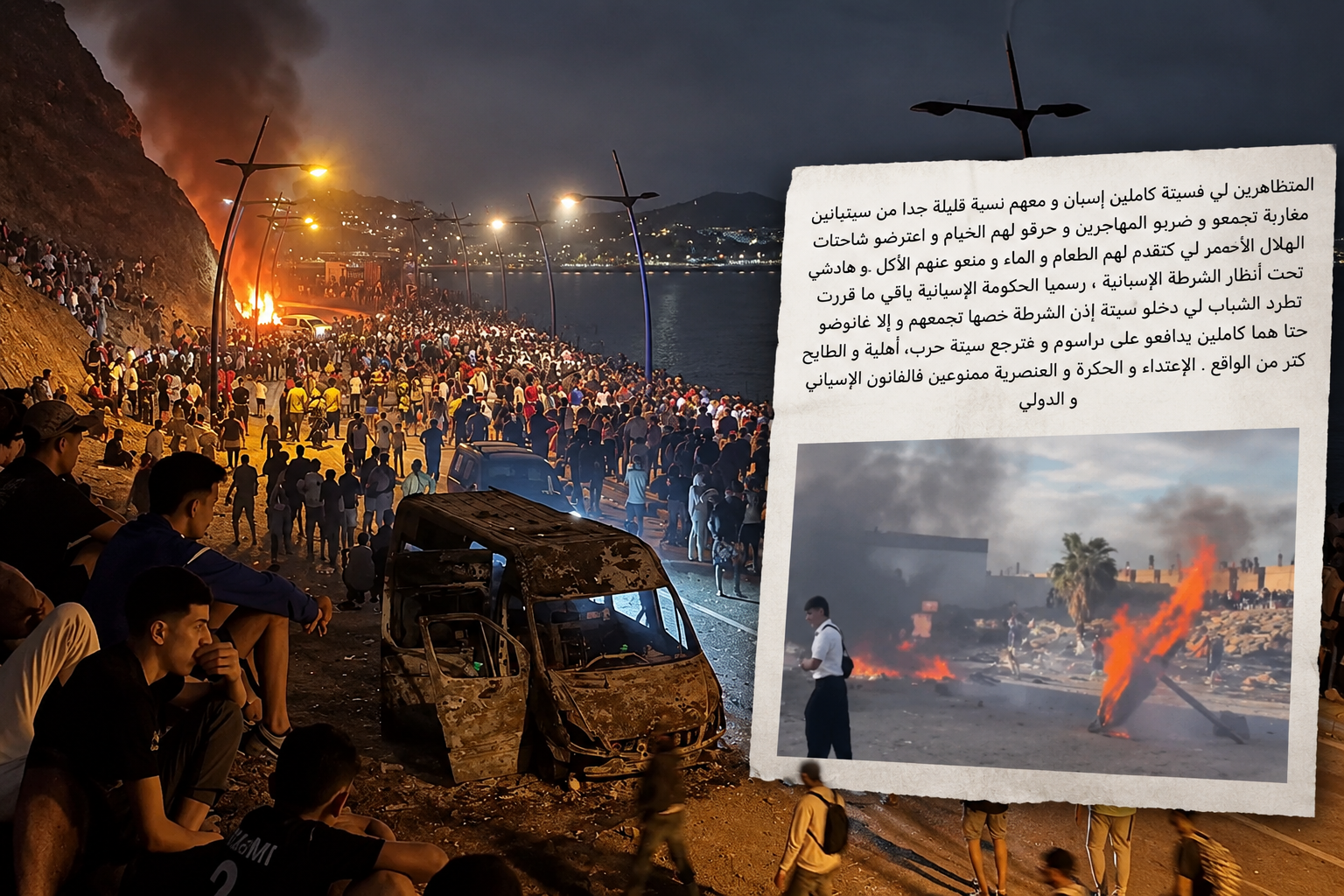 La red que Marruecos utilizó para invadir Ceuta amenaza ahora con una guerra civil: «Habrá más víctimas que supervivientes»