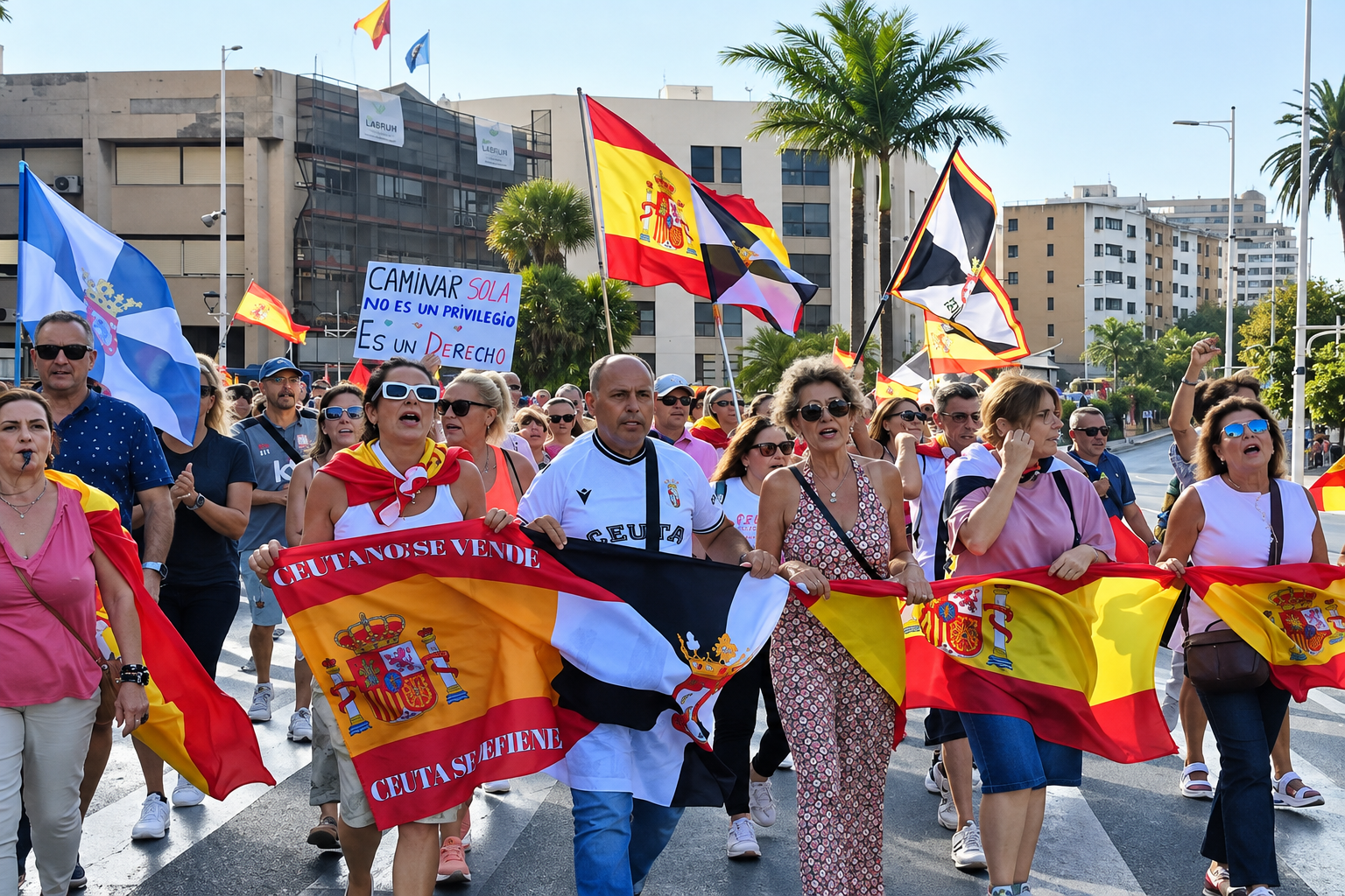 La nueva realidad de Ceuta: mujeres españolas salen a la calle con pinchos y alarmas para prevenir posibles violaciones