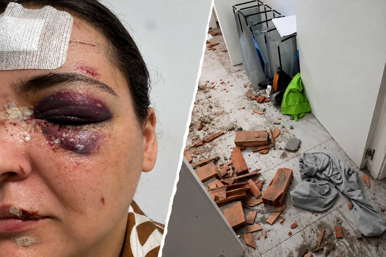 Habla la joven ceutí atacada a ladrillazos por invasores extranjeros con su niño en brazos: «Vi la muerte y ahora quiero que se haga justicia»