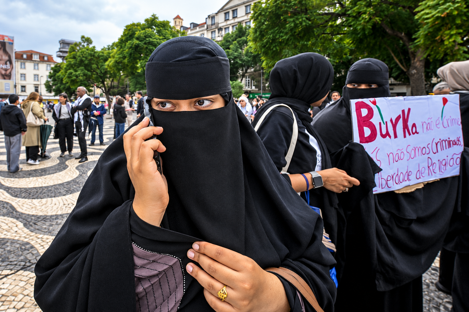 Golpe en Portugal contra el islamismo: prohíbe desde hoy el uso del burka y el niqab en lugares públicos con multas de hasta 3.000 euros