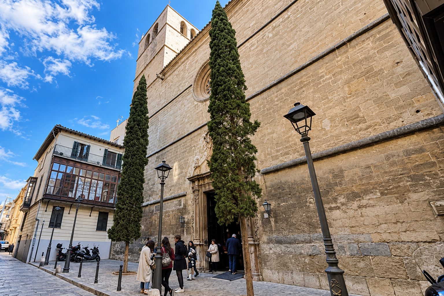 Un inmigrante marroquí se masturba a las puertas de una iglesia de Palma ante numerosos niños que acudían a misa con sus familias