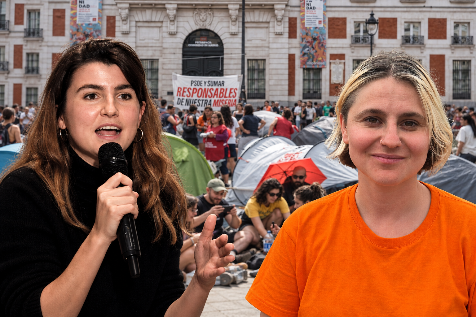 Las dos principales portavoces del movimiento de inquilinas en Madrid y Barcelona han estudiado y trabajado en entidades financiadas por George Soros