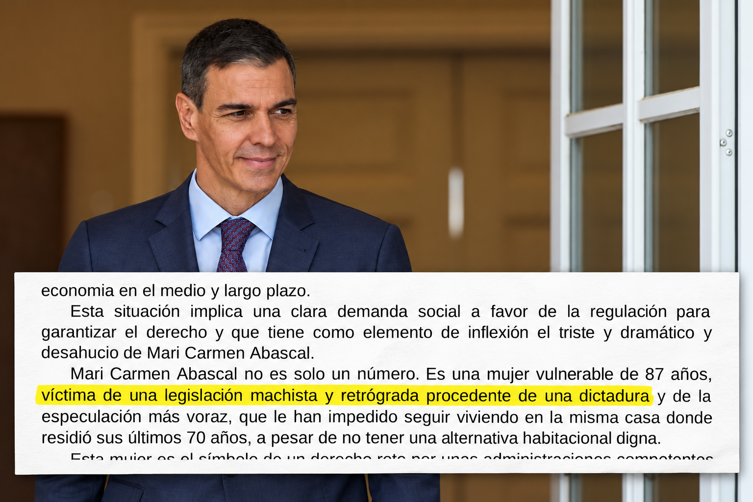 El Gobierno utiliza el BOE para señalar a Franco por el ‘caso Maricarmen’: afirma que es víctima de una legislación «machista» y «retrograda»