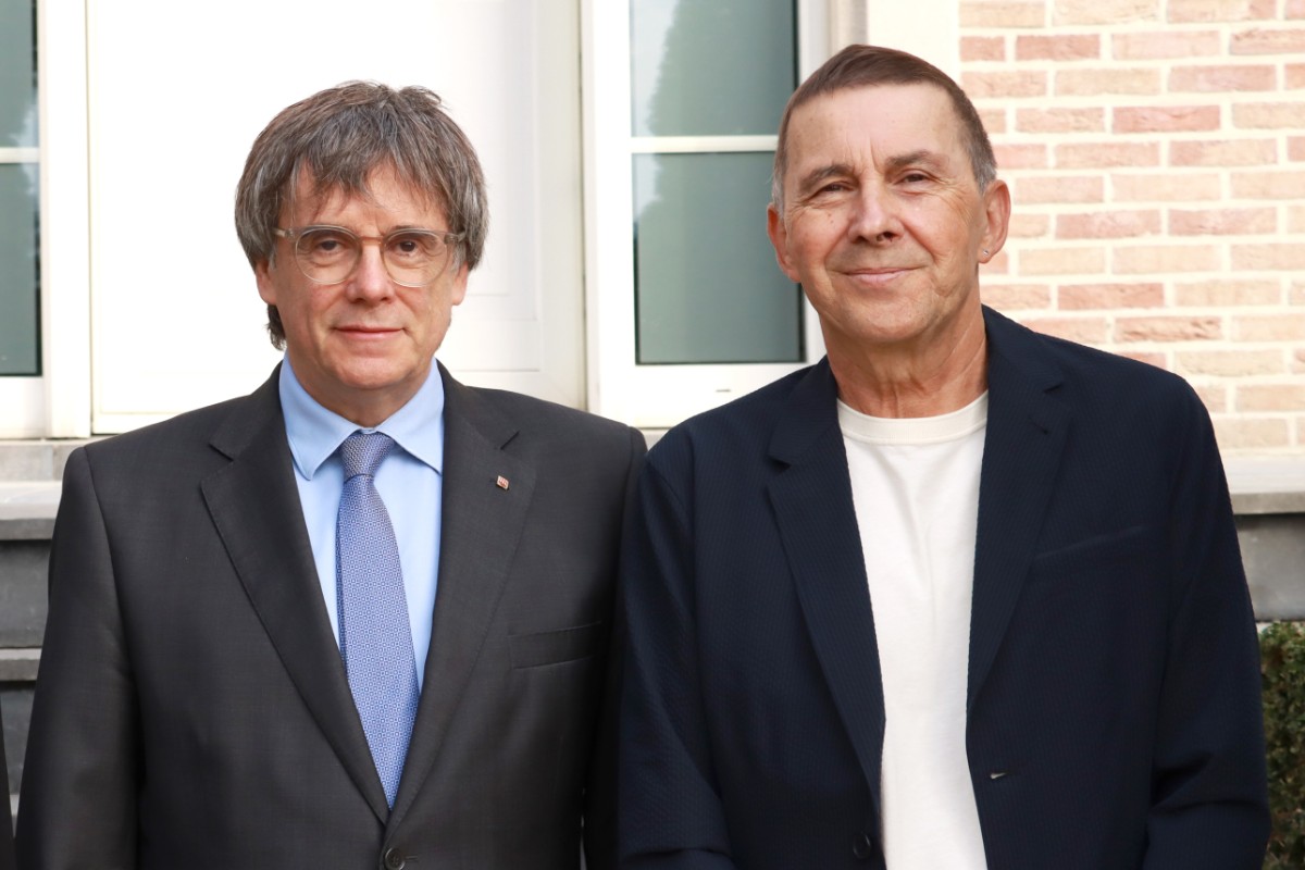 El proetarra Otegui y el golpista Puigdemont se reúnen en Waterloo para poner en común su estrategia separatista