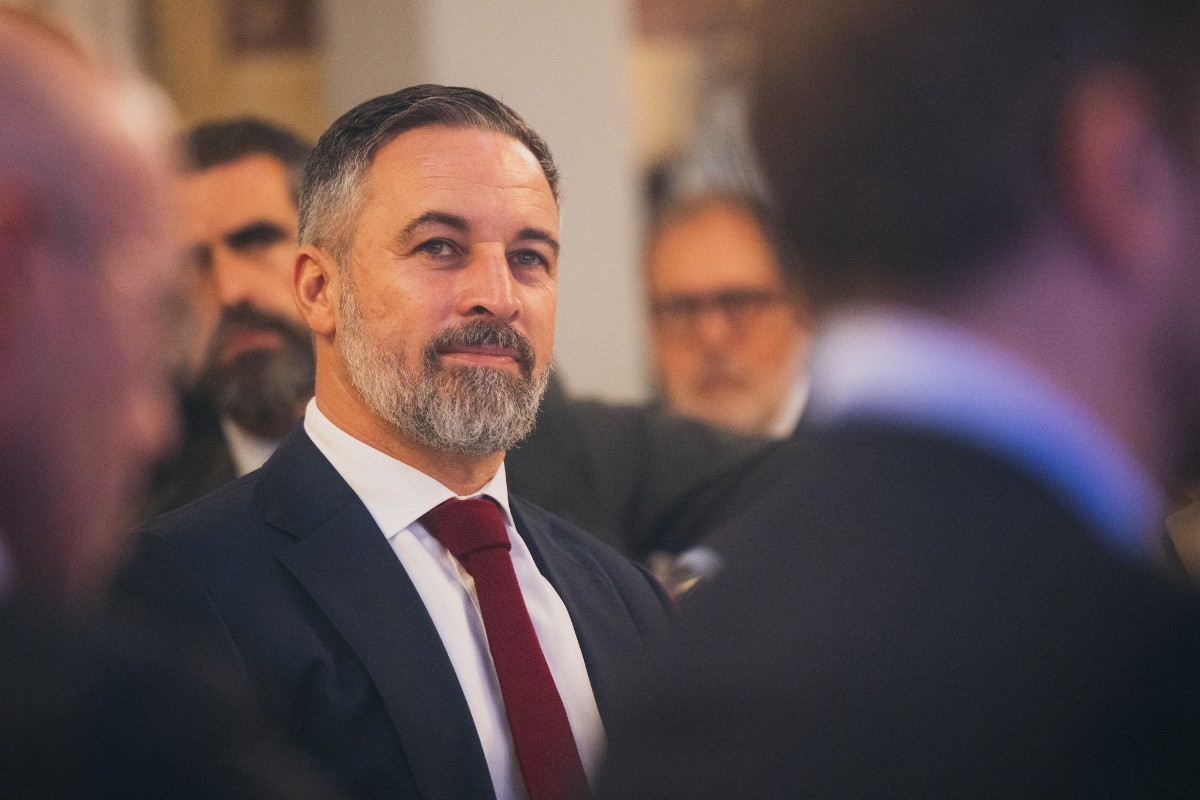 Santiago Abascal defiende la prioridad nacional: «Las ayudas sociales tienen que ser prioritariamente para los españoles»