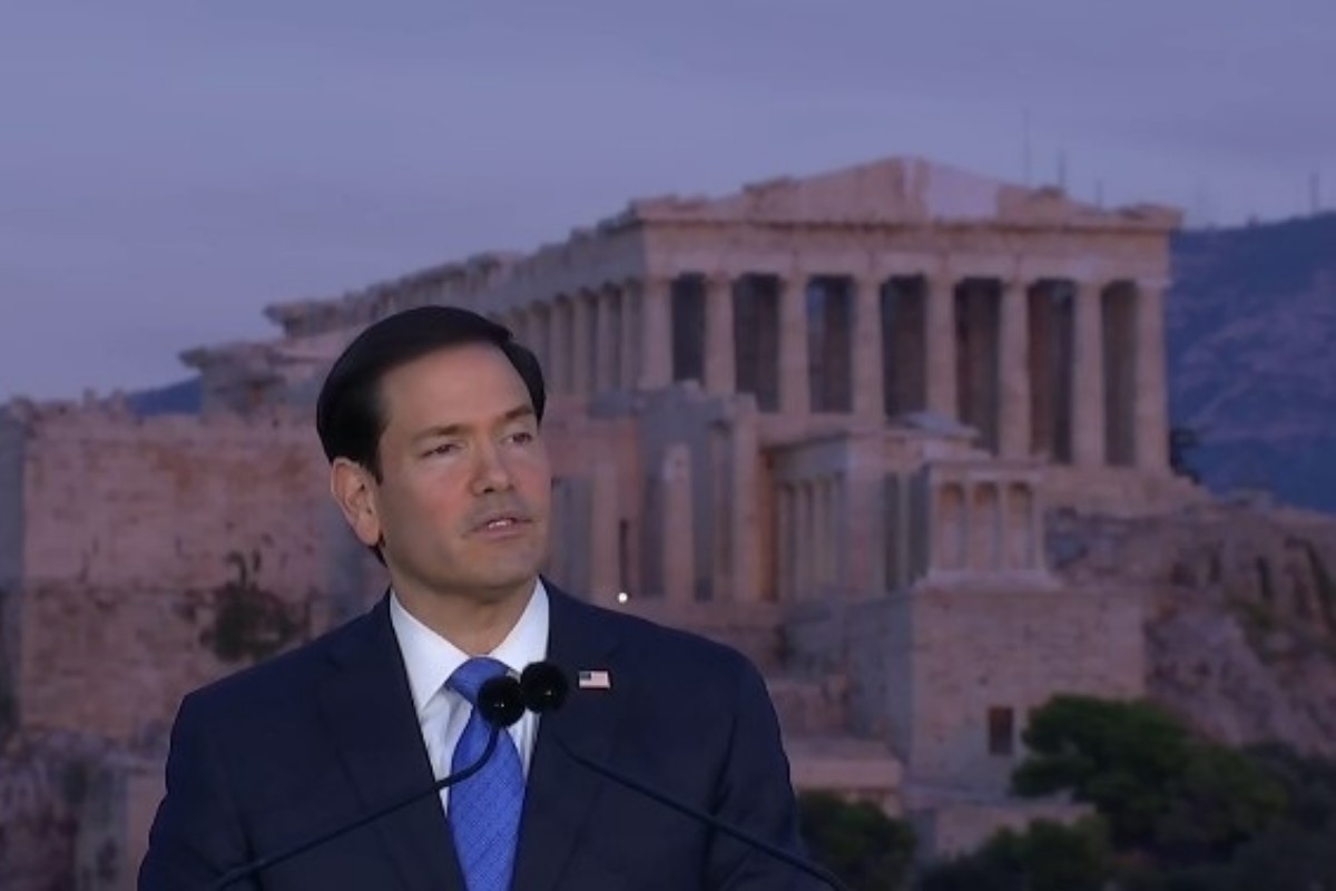 Marco Rubio alerta en Grecia sobre el «letargo» que vive Europa: «La historia de nuestra civilización es la más grande jamás conocida, y comenzó aquí»