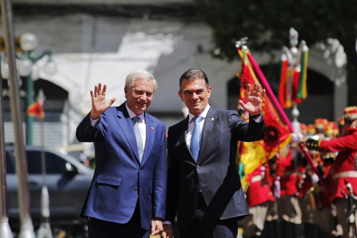 Rodrigo Paz recibe a José Antonio Kast en el marco de la primera visita de un presidente chileno a Bolivia en 70 años