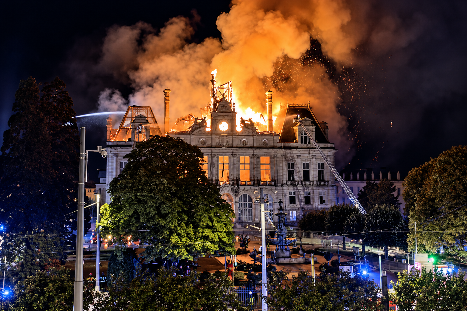 El principal sospechoso de incendiar el Ayuntamiento de Limoges en las protestas de Francia está vinculado a la banda terrorista ETA