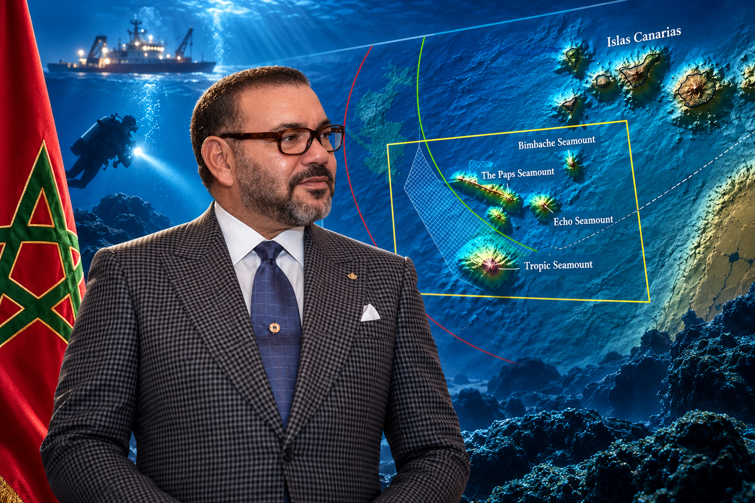 Marruecos entrega el subsuelo próximo a Canarias en aguas españolas a multinacionales extranjeras ante el silencio del Gobierno
