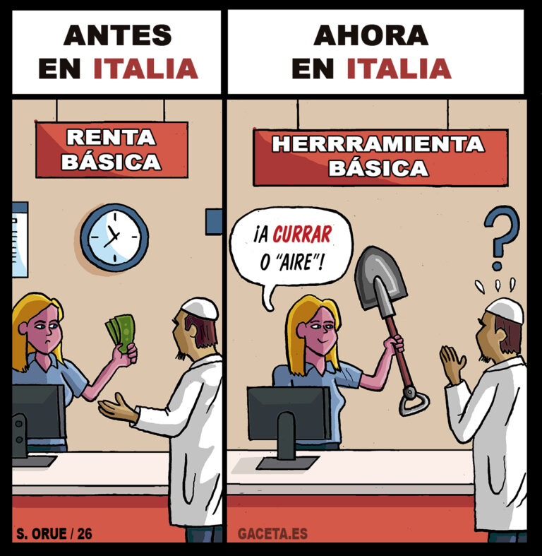 Meloni acaba con la renta básica y logra que el desempleo caiga