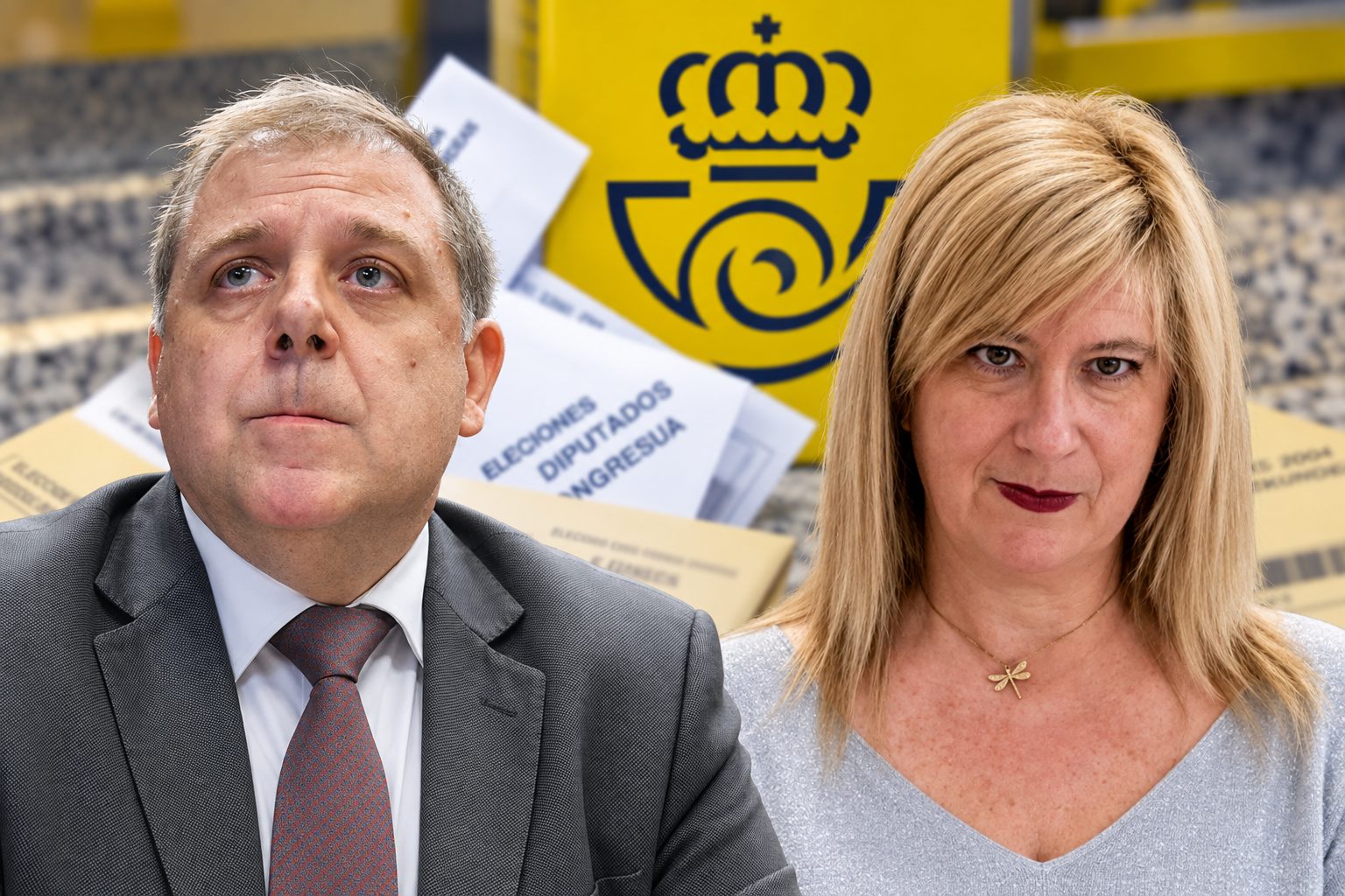 Escándalo en Correos: el Gobierno logró que se votase en las elecciones de 2023 con el carné del móvil sin QR y con Juanma Serrano y Leire Díez al frente