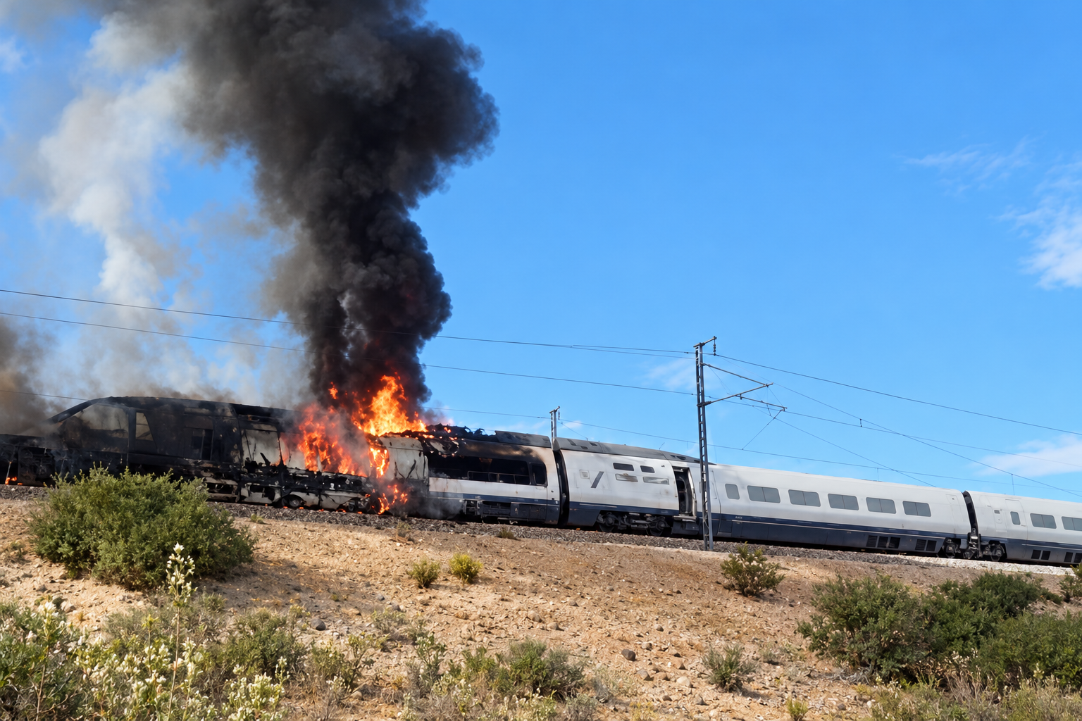 Se agrava el caos en Renfe: admite que desconoce qué provocó el fuego que afectó a 33 trenes y casi 13.000 viajeros