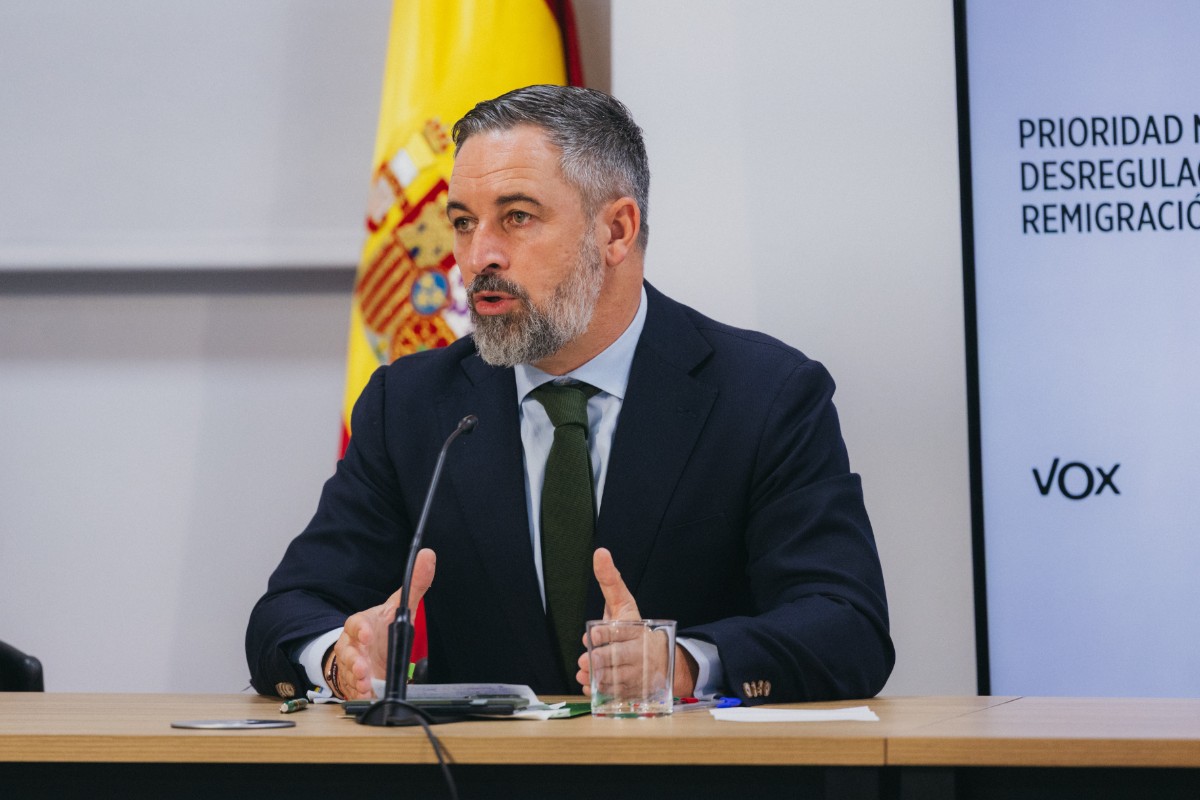 Santiago Abascal vuelve a alertar del «peligro» de Pedro Sánchez y advierte de la importancia para España del 29-N: «Es ahora o quizá nunca»