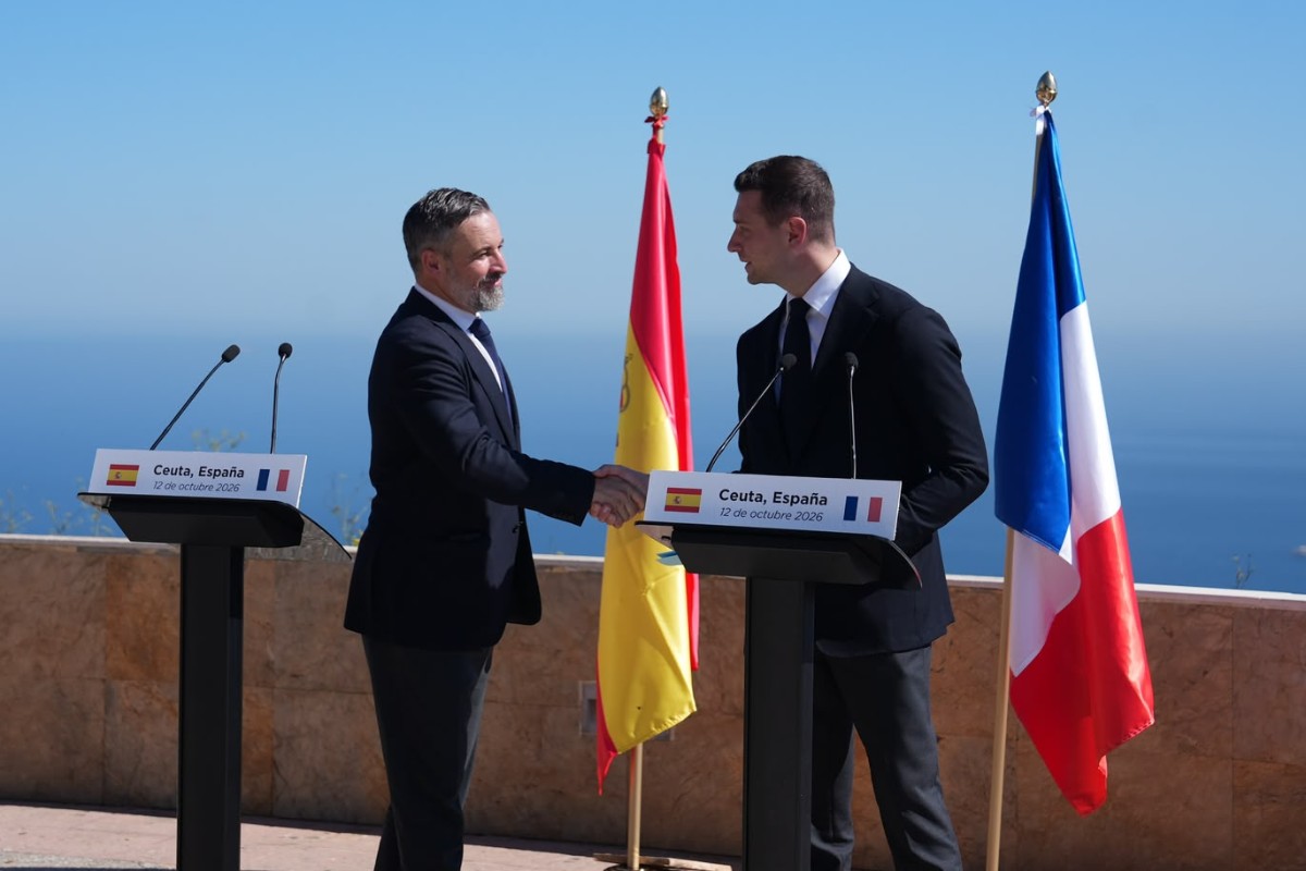 Jordan Bardella agradece a Santiago Abascal poder acompañarle en Ceuta este 12 de Octubre para «reafirmar» la soberanía de España